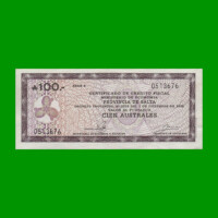BONO DE SALTA 100,00 DE AUSTRALES, EC 088, AÑO 1988, ESTADO MUY BUENO+.-