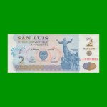 BONO DE SAN LUIS, 2 SAN LUIS, EC 428, AÑO 2002, ESTADO SIN CIRCULAR.-