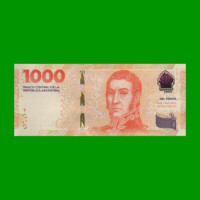 HEROÍNAS Y HÉROES DE LA PATRIA, $1.000 BOT 7009, AÑO 2023, SERIE J SIN CIRCULAR.-