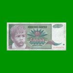 BILLETE DE YUGOSLAVIA 50.000 DINARA, PICK 117, AÑO 1992 ESTADO EXCELENTE- .-