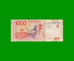 PESOS 3er DISEÑO $1.000,00, COL 6054, SERIE PA, ESTADO SIN CIRCULAR.- - Imagen 2