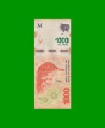 PESOS 3er DISEÑO $1.000,00, COL 6054, SERIE PA, ESTADO SIN CIRCULAR.-