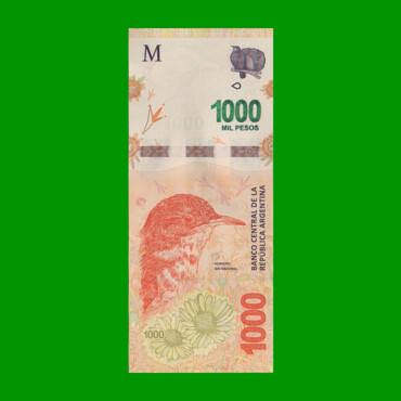PESOS 3er DISEÑO $1.000,00, COL 6054, SERIE PA, ESTADO SIN CIRCULAR.-