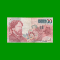 BILLETE DE BELGICA 100 FRANCOS, PICK 147 AÑO 1860-1949 ESTADO MUY BUENO-  .-