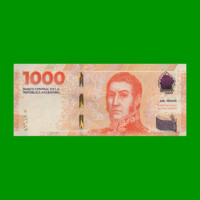 PESOS 3er DISEÑO $1.000,00, COL 6021a, SERIE N , AÑO 2020, ESTADO SIN CIRCULAR.-