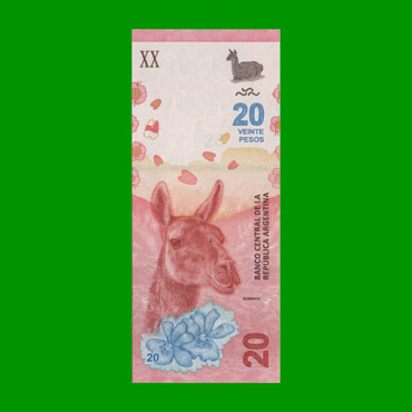 PESOS 3er DISEÑO $20,00, BOT 5006, AÑO 2020, ESTADO SIN CIRCULAR.-