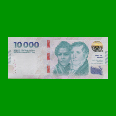 HEROÍNAS Y HÉROES DE LA PATRIA, $10.000 NUEVO DISEÑO, BOT 9001 AÑO 2024, SERIE B, SIN CIRCULAR.-