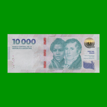 HEROÍNAS Y HÉROES DE LA PATRIA, $10.000 NUEVO DISEÑO, BOT 9004 AÑO 2024, SERIE E, SIN CIRCULAR.-
