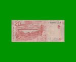 REPOSICION BILLETE CONVERTIBLE TERCER DISEÑO $ 20,00, BOT 5003, ESTADO BUENO.- - Imagen 2