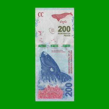 REPOSICION BILLETE CONVERTIBLE TERCER DISEÑO $ 200,00, BOT 5608, ESTADO BUENO+ .-