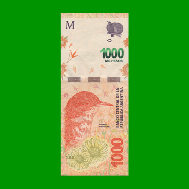 REPOSICION BILLETE CONVERTIBLE TERCER DISEÑO $ 1.000,00, AÑO 2017, BOT 6003, ESTADO SIN CIRCULAR .-