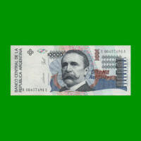 REPOSICION BILLETE DE 10.000 AUSTRALES, BOT 2882, ESTADO MUY BUENO+.-