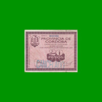 BONO DE CORDOBA $ 20,00, EC 261, AÑO 1995, SERIE A, ESTADO MUY BUENO- .-