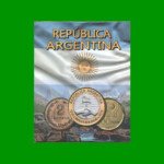 ALBUM VACIO PARA MONEDAS DE ARGENTINA, EXCELENTE CALIDAD, ESTADO NUEVO.-