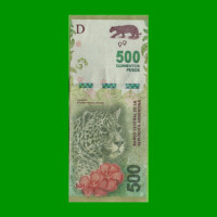REPOSICION BILLETE CONVERTIBLE TERCER DISEÑO $ 500,00, BOT 5818, ESTADO MUY BUENO.-