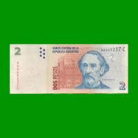 PESOS CONVERTIBLES 2do DISEÑO $2,00, BOT 3206, AÑO 2000, ESTADO EXCELENTE.-