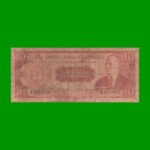 BILLETE DE PARAGUAY 10 GUARANIES, PICK 196a, ESTADO BUENO.-