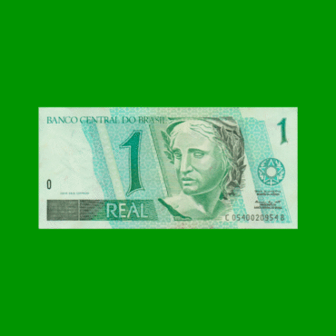 BILLETE DE BRASIL 1 REAL, PICK 243Af, AÑO 2002, ESTADO SIN CIRCULAR.-