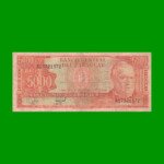 BILLETE DE PARAGUAY 5.000 GUARANIES, PICK 215, AÑO 1997, ESTADO BUENO.-