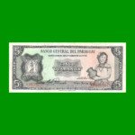 BILLETE DE PARAGUAY 5 GUARANIES, PICK 195a, ESTADO EXCELENTE.-