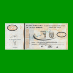 BONO MUNICIPALIDAD DE JESUS MARIA $20,00, ANULADO, AÑO 2004, ESTADO EXCELENTE+ .-