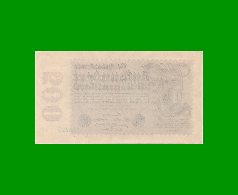 BILLETE DE ALEMANIA 500 MARCOS, PICK 110d, AÑO 1923, ESTADO SIN CIRCULAR .- - Imagen 2