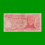 PESOS LEY 18.188 $100,00, BOT 2410, AÑO 1978, ESTADO BUENO.-
