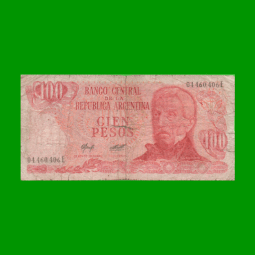 PESOS LEY 18.188 $100,00, BOT 2410, AÑO 1978, ESTADO BUENO.-