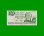 PESOS LEY 18.188 $500,00, BOT 2423, AÑO 1978, ESTADO BUENO+.-
