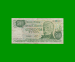 PESOS LEY 18.188 $500,00, BOT 2428b, AÑO 1979, ESTADO BUENO+ .-