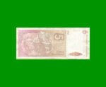 BILLETE DE AUSTRALES, 5 AUSTRALES, BOT 2816, AÑO 1989, ESTADO MUY BUENO.- - Imagen 2