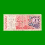 BILLETE DE AUSTRALES, 100 AUSTRALES, BOT 2839, AÑO 1987, ESTADO BUENO- .-
