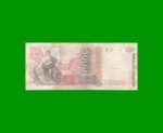 BILLETE DE AUSTRALES, 5.000 AUSTRALES, BOT 2866, AÑO 1989, ESTADO MUY BUENO- .- - Imagen 2