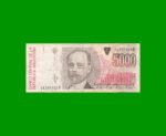 BILLETE DE AUSTRALES, 5.000 AUSTRALES, BOT 2866, AÑO 1989, ESTADO BUENO.-