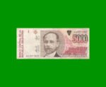 BILLETE DE AUSTRALES, 5.000 AUSTRALES, BOT 2871, AÑO 1991, ESTADO BUENO.-