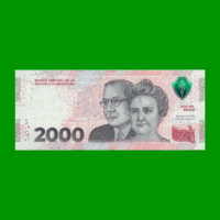 HEROÍNAS Y HÉROES DE LA PATRIA, $2.000 BOT C8002, AÑO 2023, SERIE B, SIN CIRCULAR.-