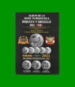 ALBUM VACIO DE PERU PARA MONEDAS SERIE RIQUEZA Y ORGULLO, EDICION AÑO 2018, 2019 Y 2021, ESTADO NUEVO.-