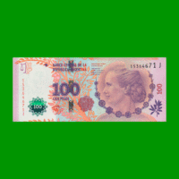 PESOS 3er DISEÑO $100,00, BOT 4310, AÑO 2014, ESTADO EXCELENTE- .-