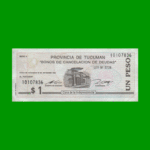 BONO DE TUCUMAN $ 1,00, EC 432, AÑO 1993, ESTADO EXCELENTE+.-