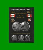 ALBUM VACIO DE PERU PARA MONEDAS, BICENTENARIO 1821-2021, ESTADO NUEVO.-