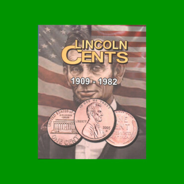 ÁLBUM VACIO PARA MONEDAS DE EEUU,  LINCOLN CENTS 1909 - 1982, NUEVO.-