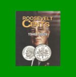 ÁLBUM VACIO PARA MONEDAS DE EEUU, ROOSEVELT CENTS 1946 - 2029, NUEVO.-