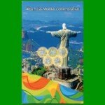 ALBUM VACIO DE BRASIL PARA MONEDAS CONMEMORATIVAS, JUEGOS OLIMPICOS RIO DE JANEIRO, AÑO 2014/2016, ESTADO NUEVO.-