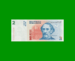 PESOS CONVERTIBLES 2do DISEÑO $2,00, BOT 3221, AÑO 2006, ESTADO SIN CIRCULAR.-