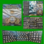 ALBUM VACIO PARA MONEDAS DE ARGENTINA, EXCELENTE CALIDAD, ESTADO NUEVO.- - Imagen 5