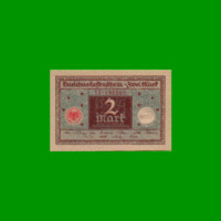 BILLETE DE ALEMANIA 2 MARCOS, PICK 60, AÑO 1920, ESTADO SIN CIRCULAR.-