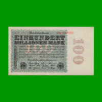 BILLETE DE ALEMANIA 100.000.000 MARCOS, PICK 107, AÑO 1923, ESTADO SIN CIRCULAR .-