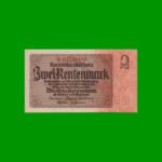BILLETE DE ALEMANIA 2 RENTENMARK, PICK 174b, ESTADO SIN CIRCULAR.-