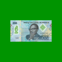 BILLETE DE ANGOLA 200 KWANZAS, POLYMERO, PICK 160, AÑO 2020, ESTADO SIN CIRCULAR.-