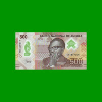 BILLETE DE ANGOLA 500 KWANZAS, POLYMERO, PICK 161, AÑO 2020, ESTADO SIN CIRCULAR.-